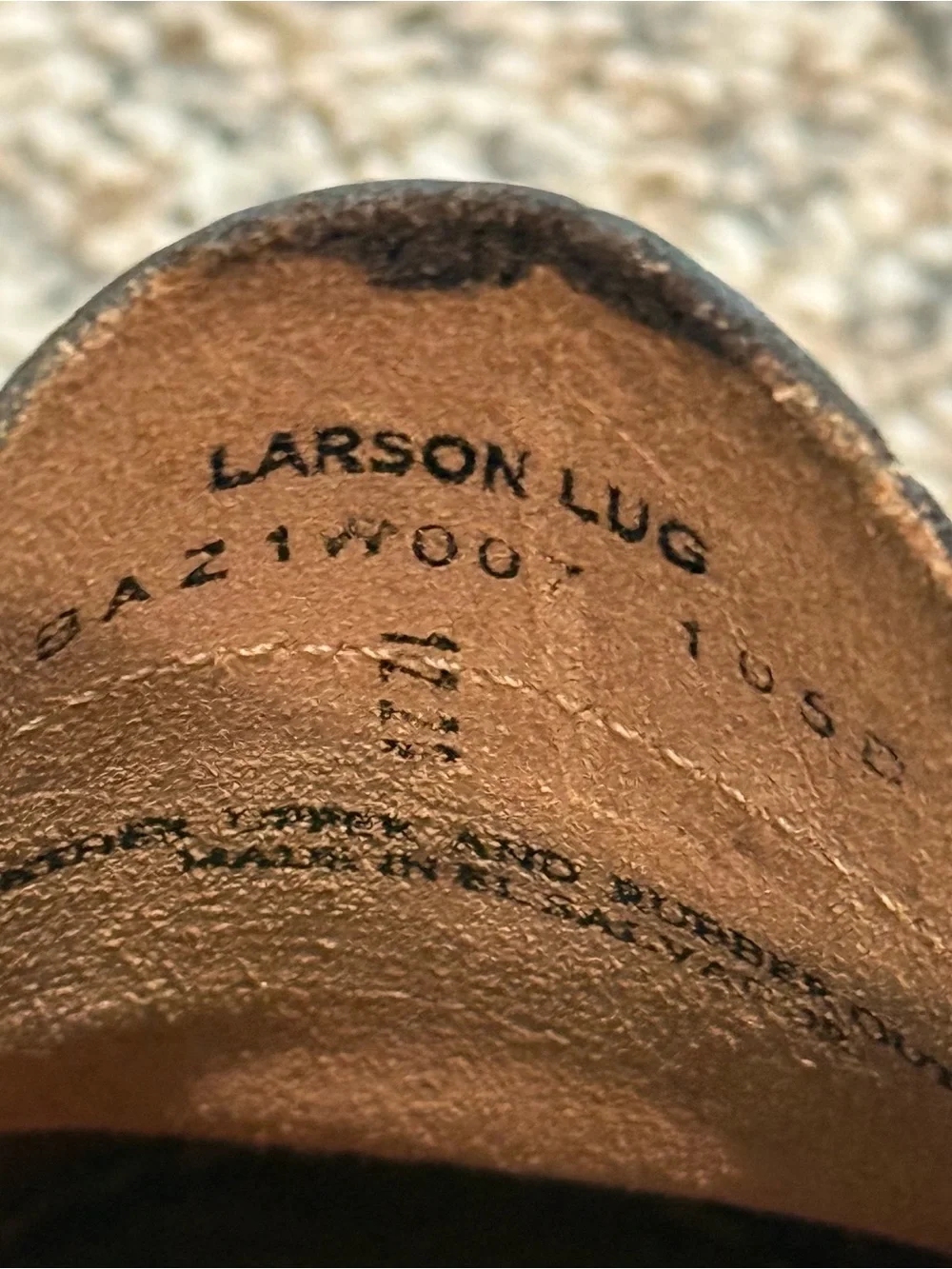 🔥 Larson Lug G.H. Bass Weejuns Black Leather Penny Loafers 10.5 Men’s